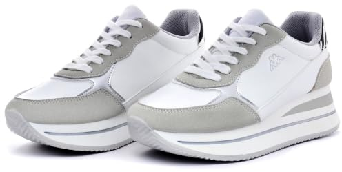 Kappa - Sneakers Bassa, Donna, Poliuretano, Fitness, Modello: Logo Geena 3