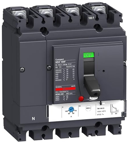 LV429641 Interruttore magnetotermico 4P 80A