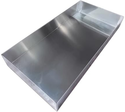 DECAKE Bandeja recolectora de Agua para Aire Acondicionado, Bandeja antigoteo de 4 Pulgadas de Alto, Apta para Aire Acondicionado. Personalización Disponible. Bandeja de Almacenamiento de