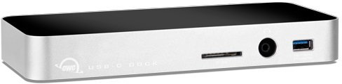 OWC TCDK10PMDSL Usb-C 10-Port Dock With 80 Watt Power Supply -Silver *New