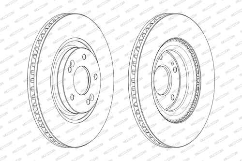 FERODO BRAKE DISC | DDF2199C | FRONT | FOR HYUNDAI GRANDEUR 2011- | OE-MATCHING QUALITY | SMOOTH & QUIET PERFORMANCE