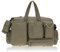 ELEPHANT Canvas Reisetasche XL 58 cm / 50 L Sporttasche viel Fächer + Flasche (Oliv)