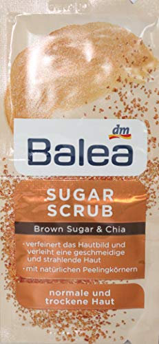 Balea Sugar Scrub Peeling Brown Suger & Chia 10er Packung