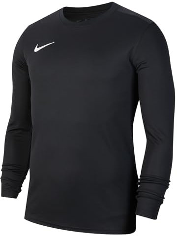 Nike Unisex Kinder Y Nk Df Park Vii Jsy Lang rmliges T Shirt, Schwarz-weiss, M EU