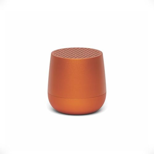 Lexon MINO+ Portable Bluetooth Mini Speaker with HD sound, Rechargeable and Pairable - orange