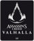 L33T Gaming Fußboden-Matte Assassin's Creed Valhalla Design 120 x 99 cm, Stuhlunterlage Bodenschutz mit Anti-Rutsch Beschichtung, schwarz