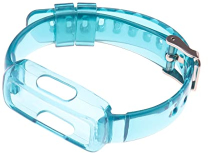 EMSea Uhrenarmband kompatibel mit Fitbit Luxe/Inspire HR/Inspire 2/Ace 2/Ace 3 Smartwatch-Tracker, Ersatzarmband, TPU-Armband, transparent blau