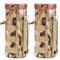 Haafoo Molle Wasserflaschenhalter, verbessertes 1000D Nylon, Taktische Molle-Wasserflaschentasche, Sport-Wasserflaschen-Tasche, Netzgewebe für Camping, Klettern, Wandern und Reisen (CP-2er-Pack)