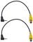 Create idea 2 Piezas 2.5 Mm TRRS Macho A RCA Hembra Cable Coche GPS Navegador Video Entrada AV Cable Adaptador RCA Cable de Audio Convertidor Cable Conexión Cable 26 Cm