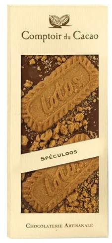 Tablette chocolat au lait speculoos 90g - Comptoir du Cacao