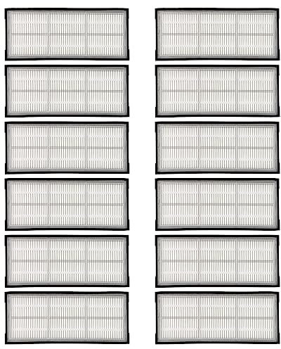 (12 pièces) filtres HEPA pour Roborock S7 S7 + S7 MaxV S7 MaxV Plus S7 MaxV Ultra S8 Pro Ultra S8 S8 S8 + Kit d'accessoires de filtre pour robot aspirateur, pièces de rechange 12 filtres