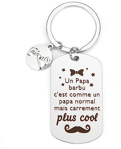 Cadeau Fete des Peres Cadeau Papa Porte Clef Papa Cadeau Anniversaire Papa Cadeau Fête Des Pères Personnalisé Cadeau Papa Noel Porte Clé Papa Idee Cadeaux pour Papa Cadeau Futur Papa Cadeau Jeune Papa