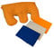 My Neck Jersey Kissenbezug: 100% Baumwolle, Reißverschluss, Orange, 50x70 cm, Maschinenwaschbar, Pillow Cover für das My Neck Kissen - HEFEL