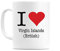 WeDoMugs I Love Virgin Islands (British) 11oz Coffee Tea Mug Cup