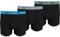 Calvin Klein Herren 3er Pack Boxershorts Trunks Baumwolle mit Stretch, Schwarz (B- Vivid Bl Arona Sageb Grn Wbs), S