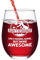 Joymaking Auntie Gifts - Auntiesaurus, Wine Glass Birthday Gifts for Auntie from Niece and Nephew, Personalised Drinking Glass Gifts for Auntie, Christmas Gifts for Auntie 17oz