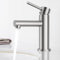CECIPA Grifo de Lavabo Moderno Griferia Baño Caliente y Fría Grifo Lavabo Baño Acero Inoxidable Griferia Lavabo con Altura Salida de Agua 90mm