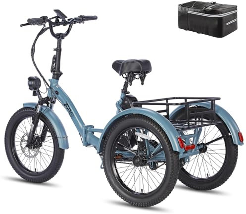 Fafrees F20 Mate E-Bike Dreirad für Erwachsene 48V 21Ah Akku Zulassung [ Offiziell ] Herren E Bike Damen 500W COC, Elektrofahrräder 180KG, E Dreirad Elektro Fahrrad 20 Zoll, Ebike Lastenfahrrad IPX5