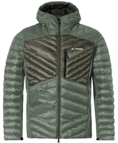 VAUDE Herren Isolationsjacke Sesvenna Pro Jacket II, leicht, wasserabweisend & warm, extrem atmungsaktiv, windabweisend, Passform: Slim fit, agave, S