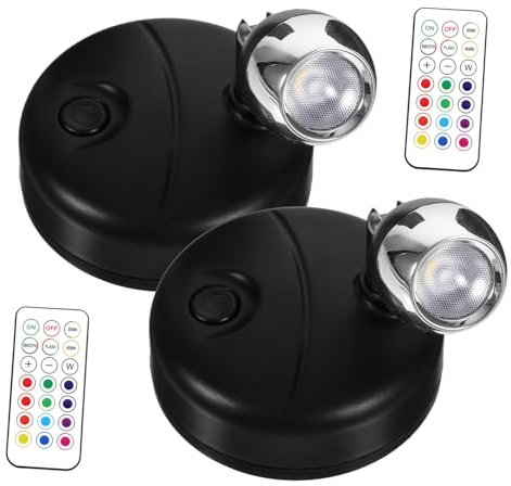 Gadpiparty 2 Piezas De Luz Nocturna Ajustable Iluminación Artística Foco Con Focos Pequeños Para Interiores Para Exhibiciones Luces Artísticas Interiores Para Pinturas Mini Imagen