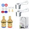 Lot de 2 cartouches de rechange pour robinet mitigeur de cuisine 1/4 de tour