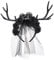 Didiseaon 4pcs Headband Halloween Head Band Cosplay Horns Halloween Costume Headwear Horn Hair Hoop Horns Cosplay Animal Cosplay Hairband Deer Antlers Halloween Head Decoration Fabric