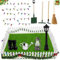 Shinybox Miniatur Zubehör, 12 Stück Miniatur Deko Puppenhaus Zubehör mit Zaun, Lampe, Gras, Gartengeräte, Besen, Wasserflaschen, Schuhe, Öllampen, Straßenlampen, DIY Dekor Geschenk für Puppenhaus