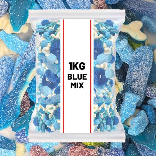 1kg BLUE Pick & Mix Sweets Selection | Perfect for Baby Showers, Gender Reveal, Birthdays, Weddings, Events & Sweet Gift Hampers | Delicious Treats by Snack Saver