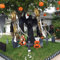 Halloween-Windsack-Flagge, 101,6 cm, hängende Dekoration, Flagge, fliegende Hexe, Windsäcke, Küken im Feld, Windsocken für Hof, Terrasse, Garten, Weg, Baum, Innen- und Außenbereich, Partyzubehör