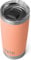 YETI Rambler Tumbler, Vaccum Insulated Stainless Steel Tumbler with Magslider Lid, Lowcountry Peach, 20 oz (591 ml)