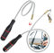 JAONLD 2 Piezas Escobas Magnéticas 60cm Herramientas de Recogida Iman Flexible Elevador Magnético Flexible Adecuado para Recoger Piezas Pequeñas, Objetos Metálicos y Piezas de Automóviles