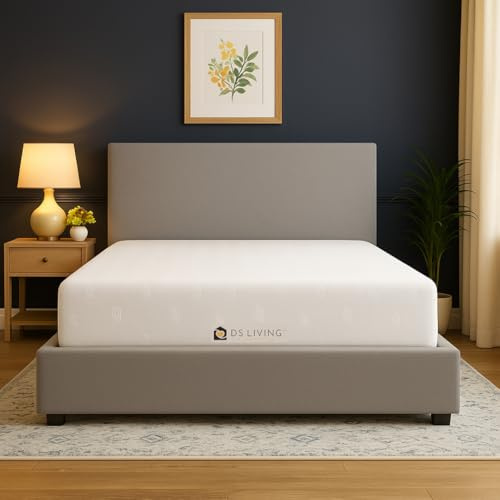 DS Living Pureflex Orthopaedic Memory Foam Mattress – Back Pain Relief, Breathable Material, UK Made, CertiPUR, Fire Safe, Washable Cover,Size 6FT SuperKing Mattress (150 x 200cm) Depth 10 inch (25cm)