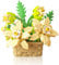 Mini Flowers Building Block Set,Flower Blocks Toys,Plants and Succulent Toys,Building Block Flowerpot，Botanical Collection Birthday Gift for Girls Boys Adults Kids Ages 6+ (Daisy 181Pcs)