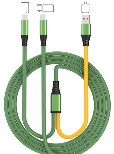 COOLSELL USB C OTG DAC Kabel für Kopfhörer-Verstärker mit Lade-, Mikrofon- und Streaming-Kabel, kompatibel mit FiiO Amp, Focusrite Scarlett Schnittstelle, Audio-Mixer auf Android-Telefon