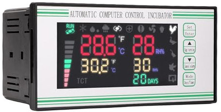 Egg Incubator Automatic Computer Control Incubator Egg Incubation Controller Thermostat System Temperature Humidity Sensor Color Screen