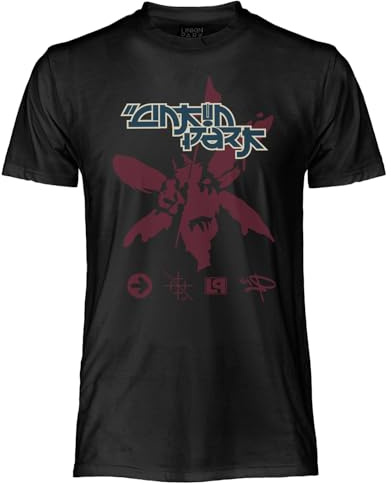 CRAZY FOR ROCK Linkin Park T-Shirt, offizielles Hybrid Theory, Unisex, Baumwolle, reguläre Passform, für Erwachsene und Jungen