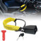 SKUNTUGUANG Steering Wheel Lock, Steering Lock to Seat Belt, Universal Car Streering Wheel Locks Anti-Theft Device for Car SUV Van Caravan with Wrench