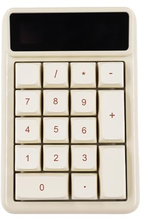 GKYQVE KM17 Mechanical Numeric Keypad 17Keys Numpad Keyboard Calculator Efficient Data Entry Hot Swappable For Computers Customizable Keyboard