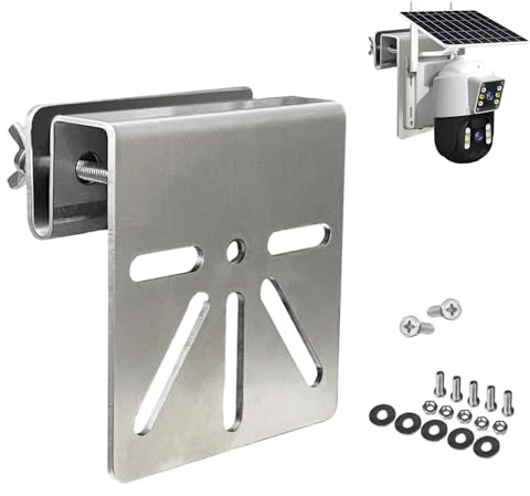 AONAYO Dachrinnenhalterung Aus Edelstahl,Dachrinnenhalter,Kamera Halterung,Dachrinnen Halterung,Anti-Rost-Schrauben,Keine Bohr-Installation,Kompatibel Mit Security Solocam S340 Überwachungskamera