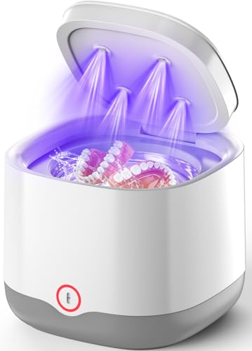 Anysun Limpiador Ultrasonidos para Férula Dental, Retenedores y Alineadores