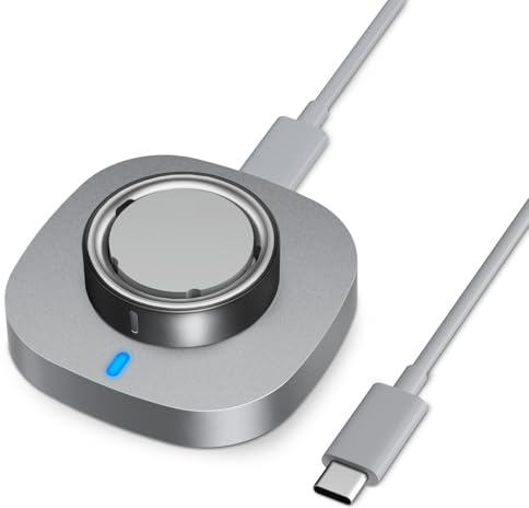 ZOOROO Ladegerät kompatibel mit Aura-Ring Gen 4 -Größe 9 | Schnelllade-Dock mit USB C Kabel Tragbares Ersatzladegerät