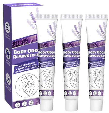 Crème Déodorante Corps Entier Domality pour Femmes et Hommes, Contrôle de la Transpiration et des Odeurs, Sans Aluminium ni Bicarbonate de Soude (Lot de 3) (Lavande)