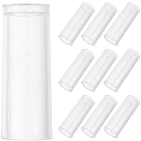 VICASKY 10pcs Stick Sleeve for Claw Machine Joystick, Plastic Joystick Replacement Cover with Wide Compatibility for Gaming and Claw Machine Repairs