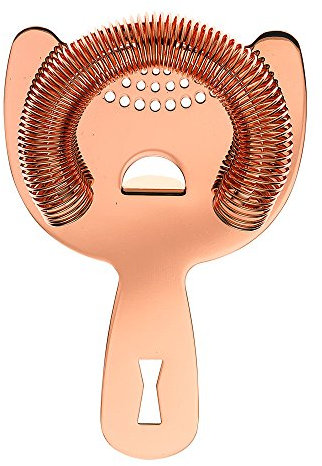Barfly Premium Hawthorn Strainer, Copper Plated, Stainless Steel, 15.24 x 9.53 x 3.81 cm