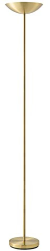 Home Sweet Home Lampadaire moderne | Simple | 28/28/180 cm | Bronze | Ampoule R7s | Avec interrupteur à pied | Pour le salon, la chambre à coucher et le bureau à domicile