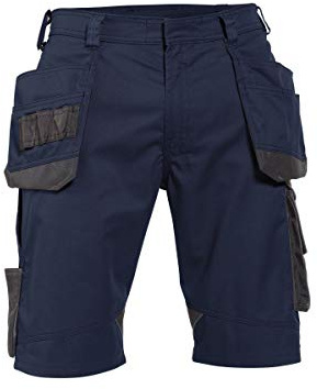 DASSY® Bionic Arbeitsshorts mit Holstertaschen - Größe 54 - NACHTBLAU/ANTHRAZITGRAU