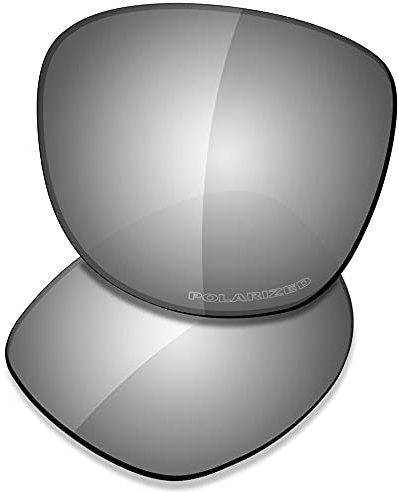 Saucer Premium Ersatzgläser für Oakley Trillbe X OO9340 Sonnenbrillen High Definition - Chrome Metal Polarisiert