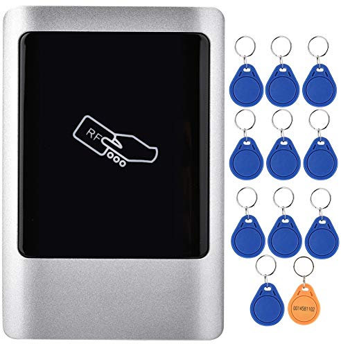 Wandisy Venta Loca Lector de Tarjetas de Puerta - Lector RFID Wiegand para Exteriores Tarjeta Inteligente de gestión de Acceso a Puertas a Prueba de Agua(IC: 13,56 MHz)