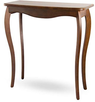 bixard™ | Mesa consola mesa de pasillo de madera maciza - nogal