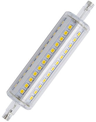 Aoxdi 1 Stück R7S LED Dimmbar 118mm 8W, Warmweiß, 72 SMD 2835 R7S J118 Lineare Lampe LED Leuchtmittel, AC85-265V